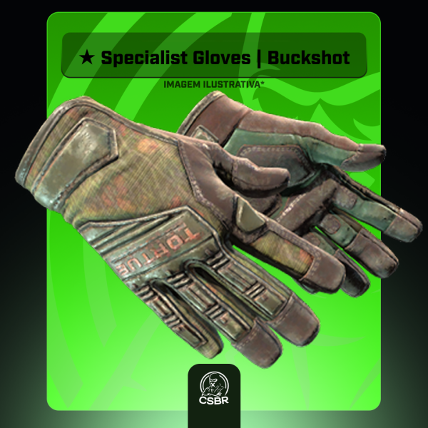 — 1909 ★ Specialist Gloves | Buckshot (Battle-Scarred)