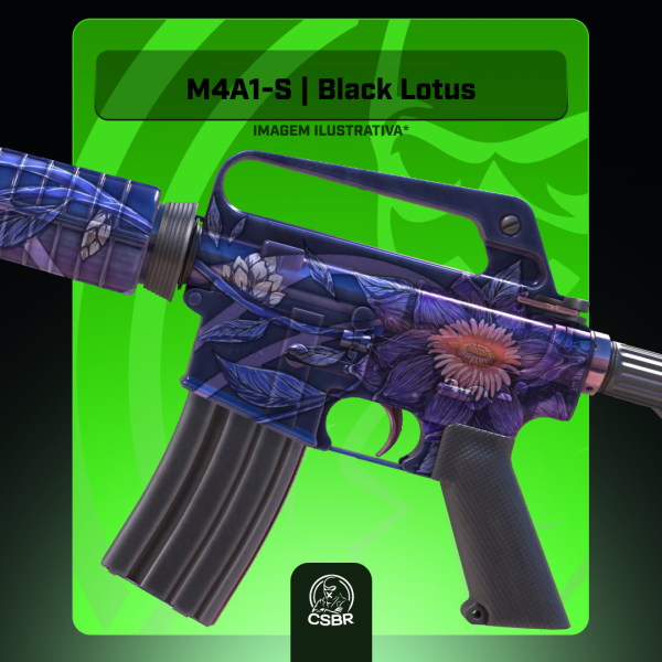 — 1906 M4A1-S | Black Lotus (Minimal Wear)