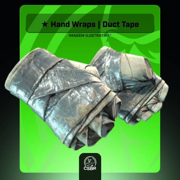 — 0809 ★ Hand Wraps | Duct Tape (Well-Worn)