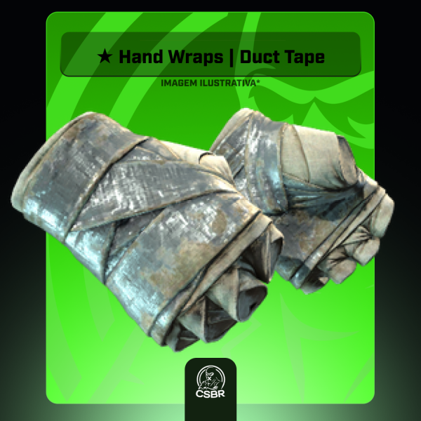 — 0909 ★ Hand Wraps | Duct Tape (Battle-Scarred)