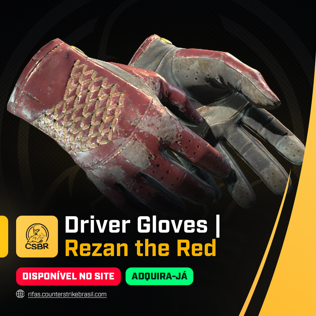 1206 — ★ Driver Gloves | Rezan the Red (Battle-Scarred)