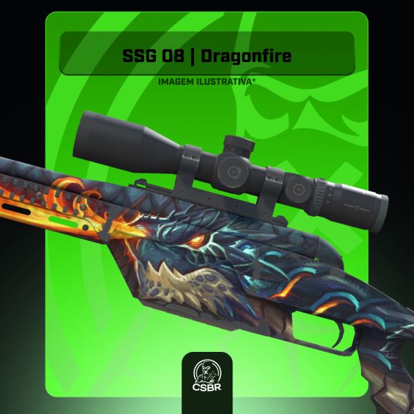 — 1609 SSG 08 | Dragonfire (Field-Tested)